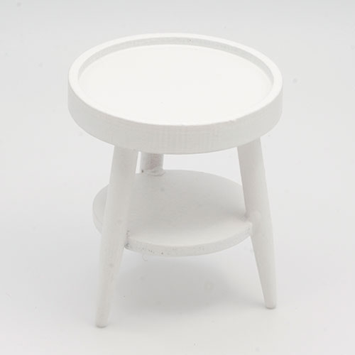 CLA12052 - Round Side table, White